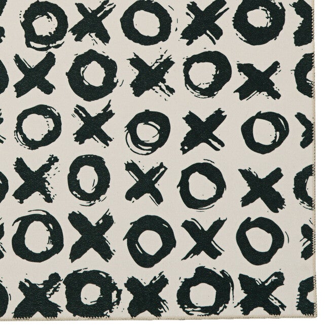 Washable Maybell Ivory/Black Rug, IVORY, hi-res image number null