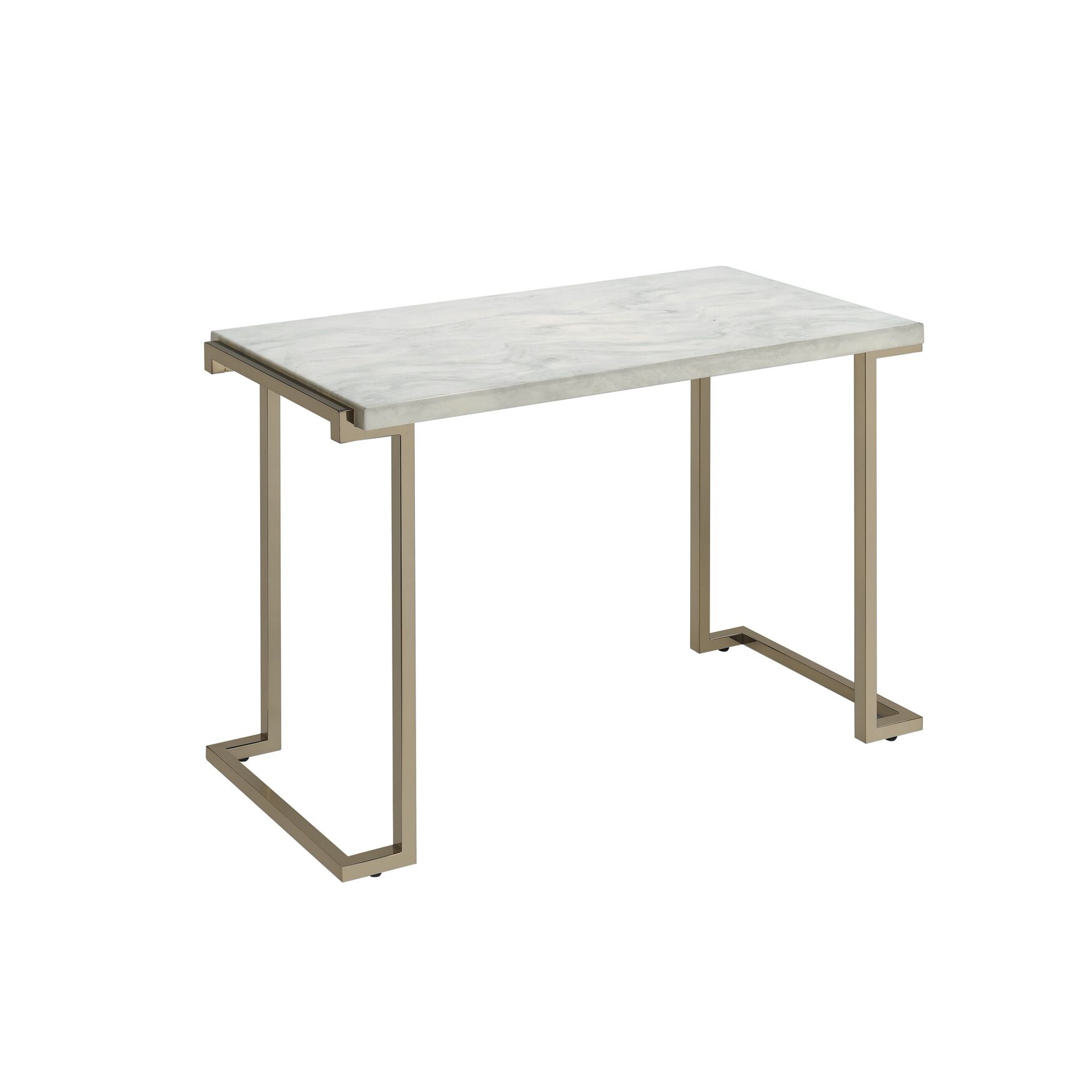 Sofa Table, FAUX MARBLE CHAMPAGNE, hi-res image number 0