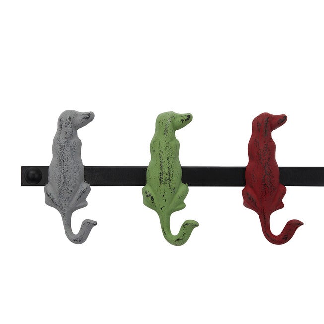 Multi Colored Metal Farmhouse Wall Hook Wall Hook, , alternate image number null