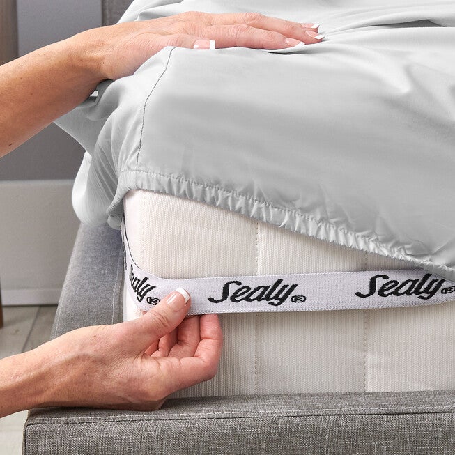 Sealy Healthy Nights Antimicrobial Sheets, Grey, , alternate image number null