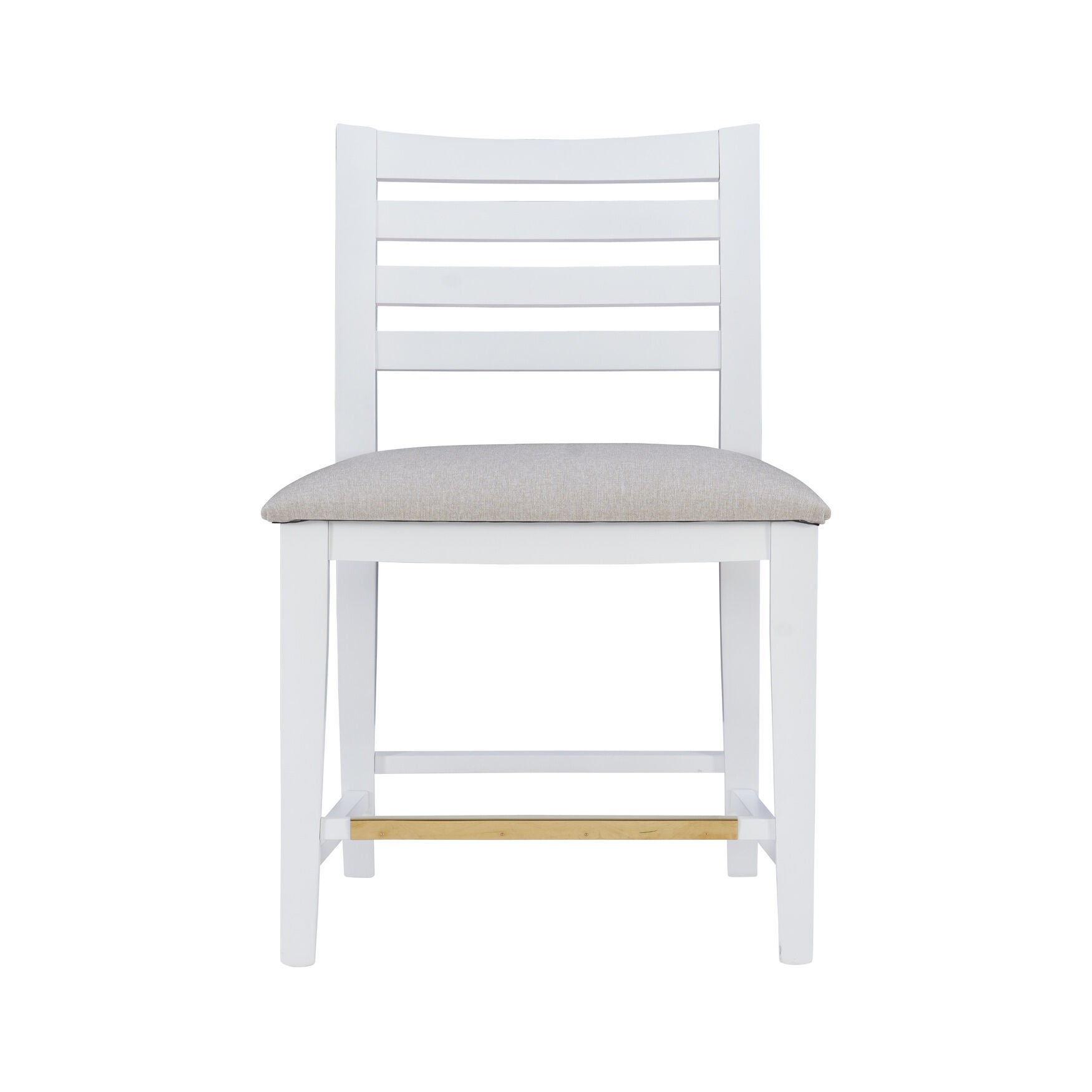 Flynn Counter Stool White Upholstered Set of 2, , alternate image number 5
