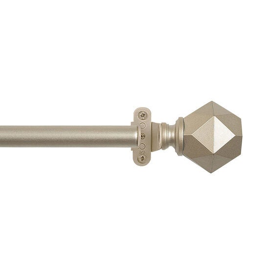 Innovative Decorative Room Darkening Wrap Around Rod & Finial 48-86, , on-hover image number null