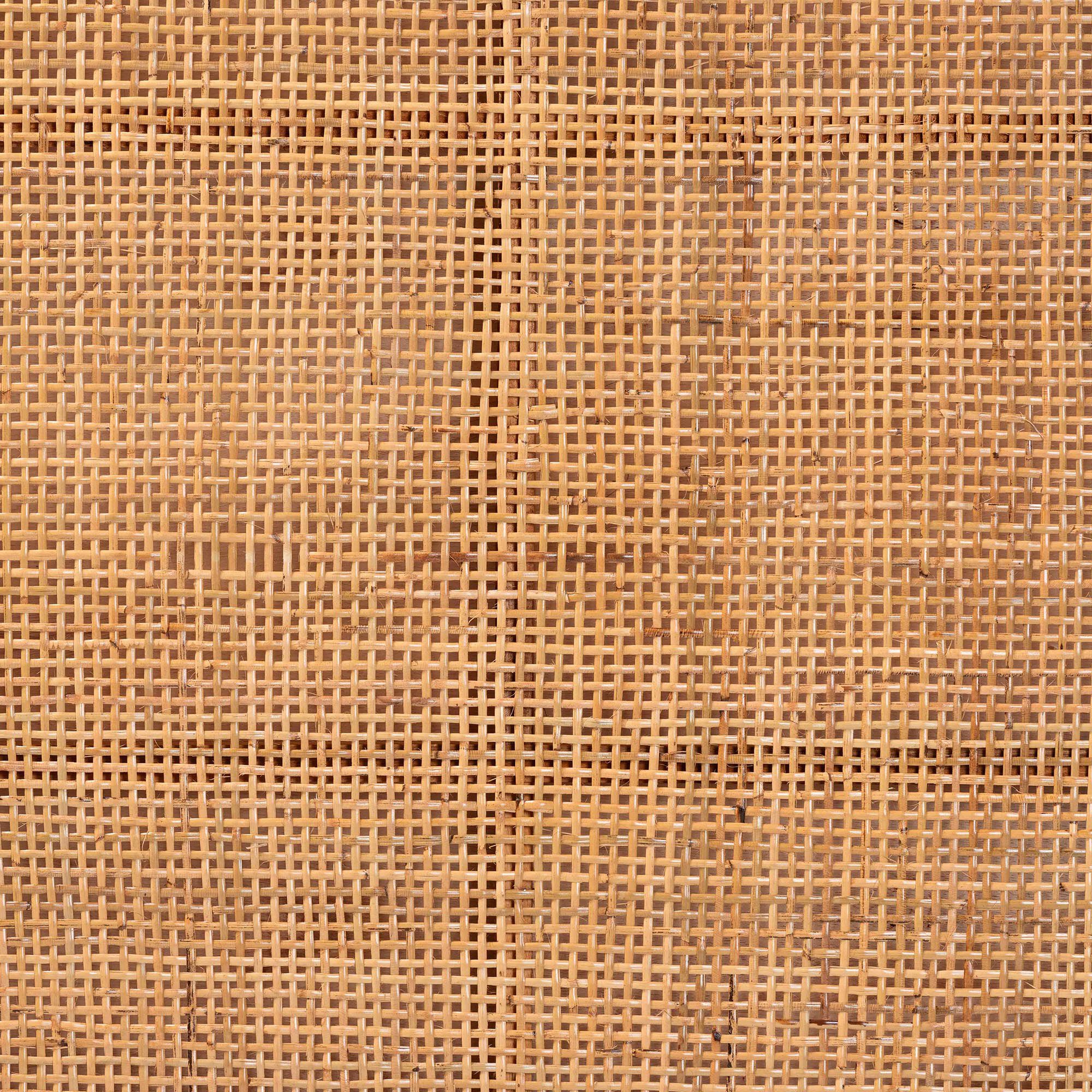 Lesia Bohemian Natural Rattan and Mahogany Wood Queen Size Headboard, LIGHT, alternate image number 3