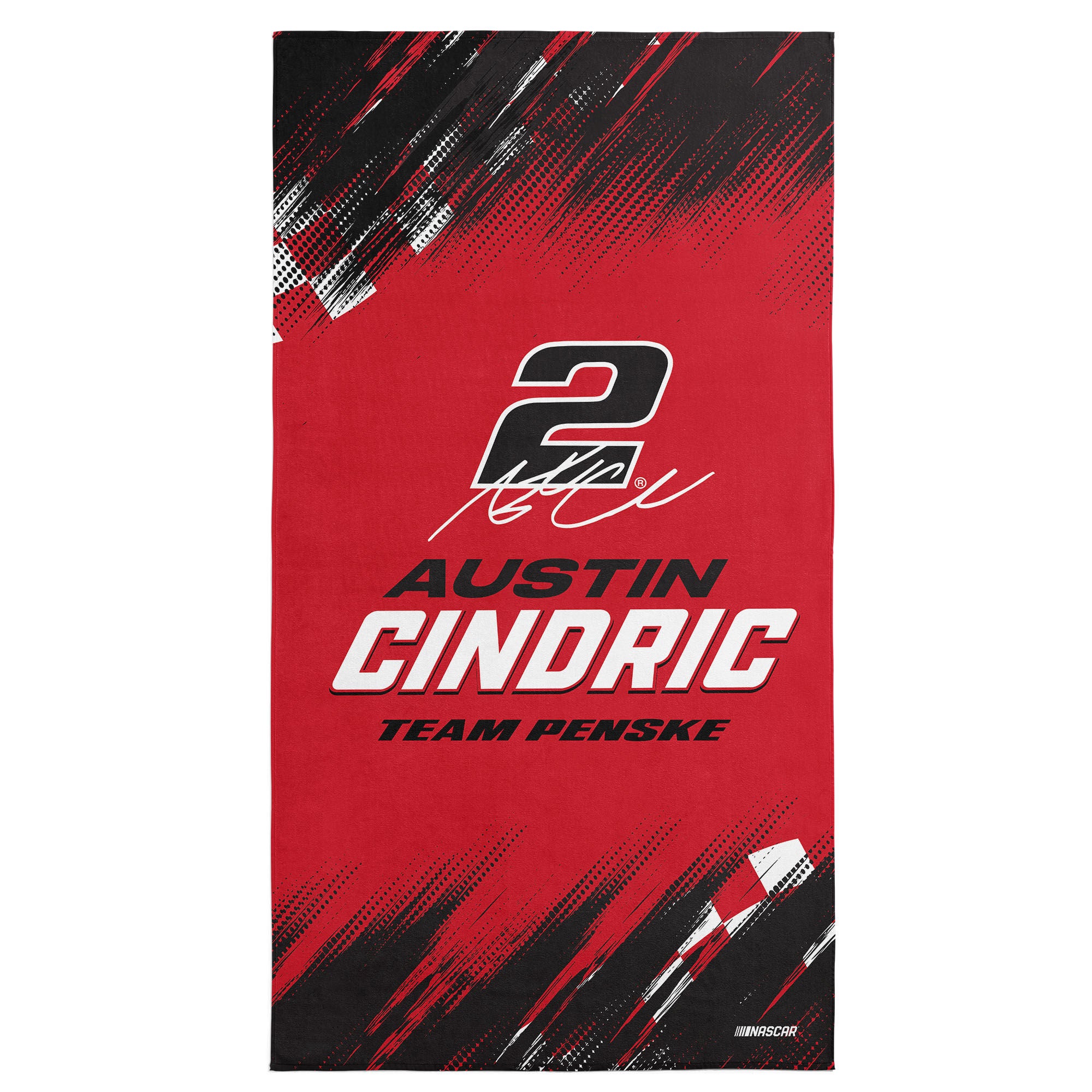 NASCAR Beach Towel 30x60 inches, AUSTIN CINDRIC, hi-res image number 0