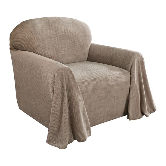Coral Fleece Throw Chair Furniture Cover, , on-hover image number null
