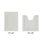 Lux Collectionis Bath Mat Rug 2 Piece Set (17" x 24" | 20" x 20"), IVORY, hi-res image number null