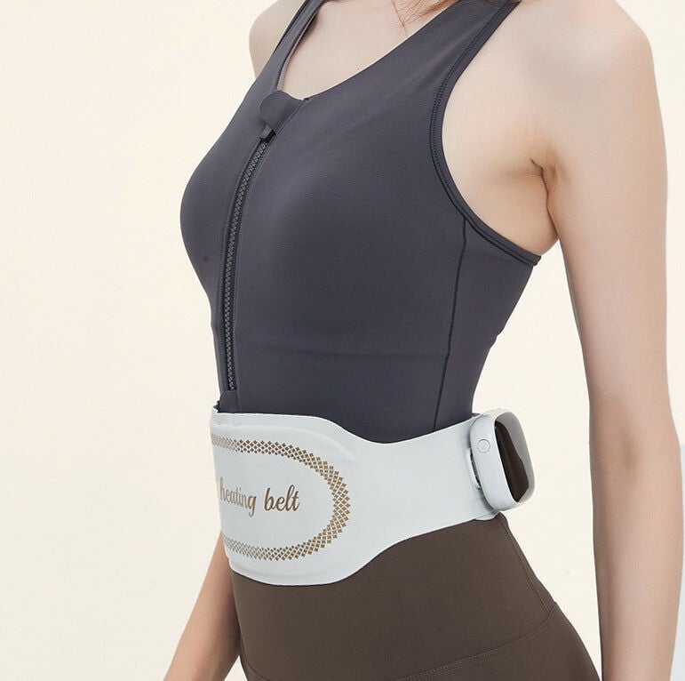 Hot Compress EMS Massage Belt with Voice, GREEN, alternate image number 3
