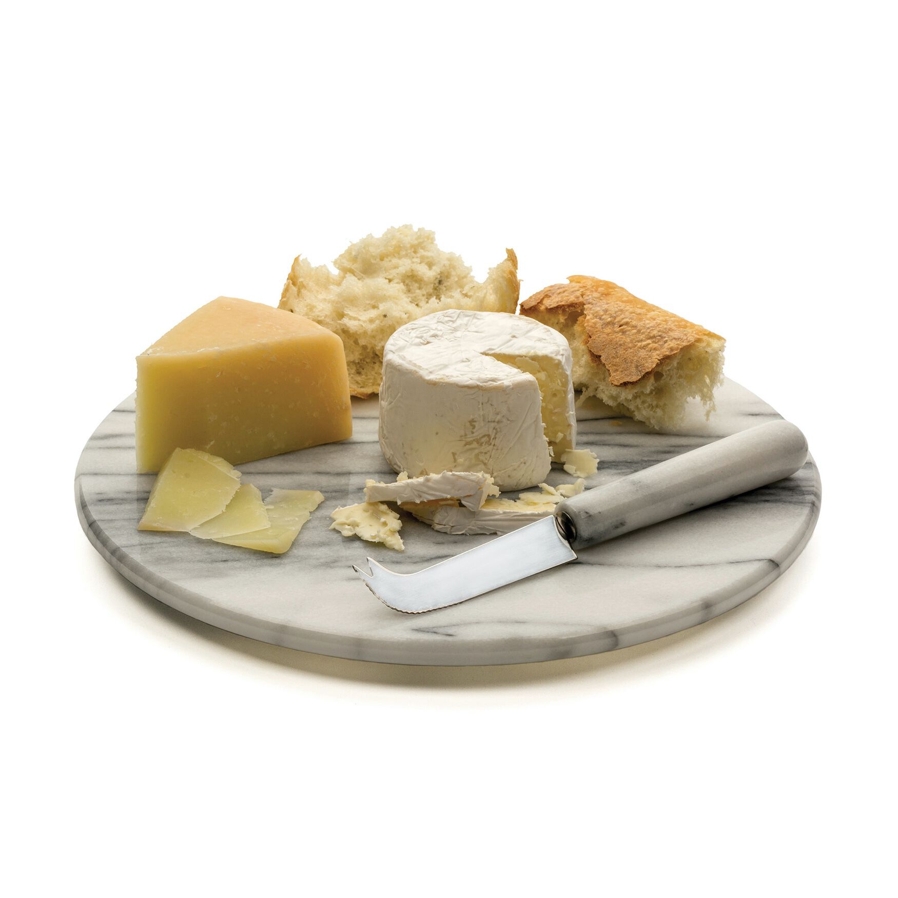 White Marble Cheese Board, , on-hover image number 1
