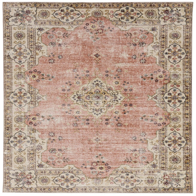Washable Blanton Pink/Ivory Rug, PINK, hi-res image number null
