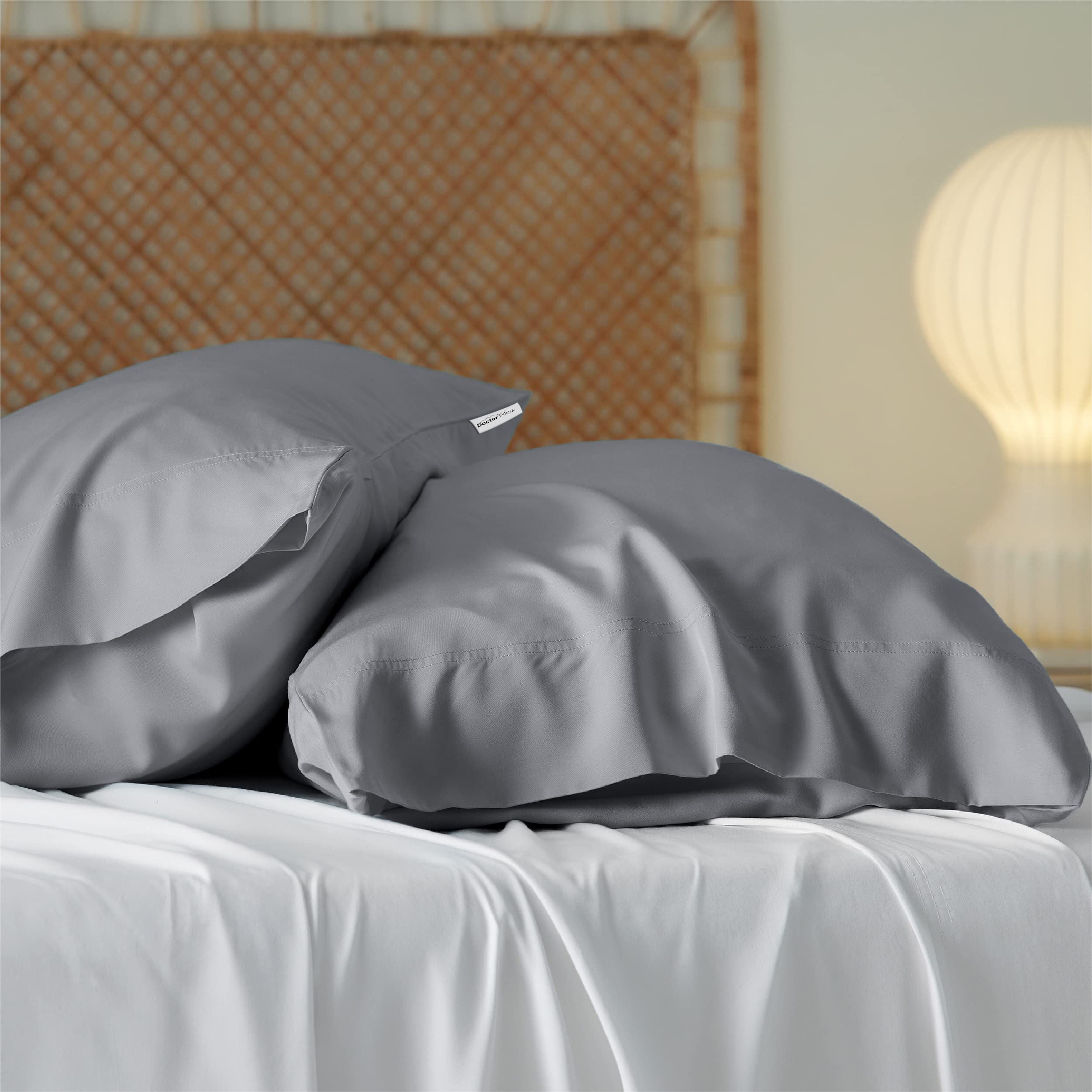 Doctor Pillow Royal CSBY Pillowcase -Set of 2 Grey, GREY, alternate image number 5