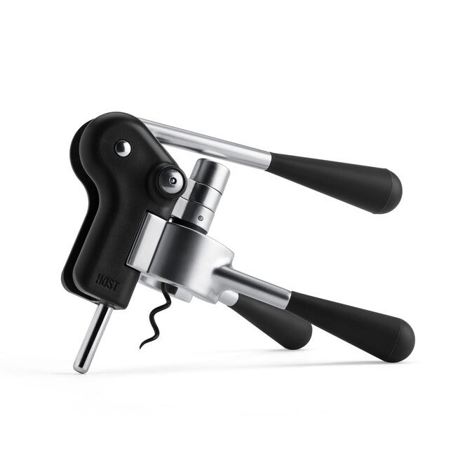 Lever Corkscrew Set By, BLACK, hi-res image number 0