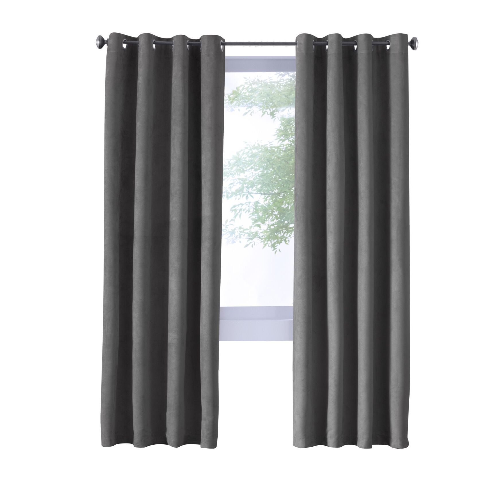 Navar Blackout Grommet Curtain Panel, , alternate image number 5