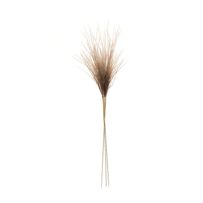 Plume Bundle (Set of 2) 41 inchesH Polyester, WHITE/BROWN, alternate image number null