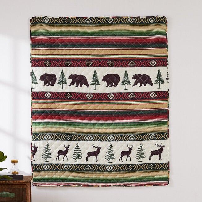 Yosemite Campfire Throw Blanket, , on-hover image number null