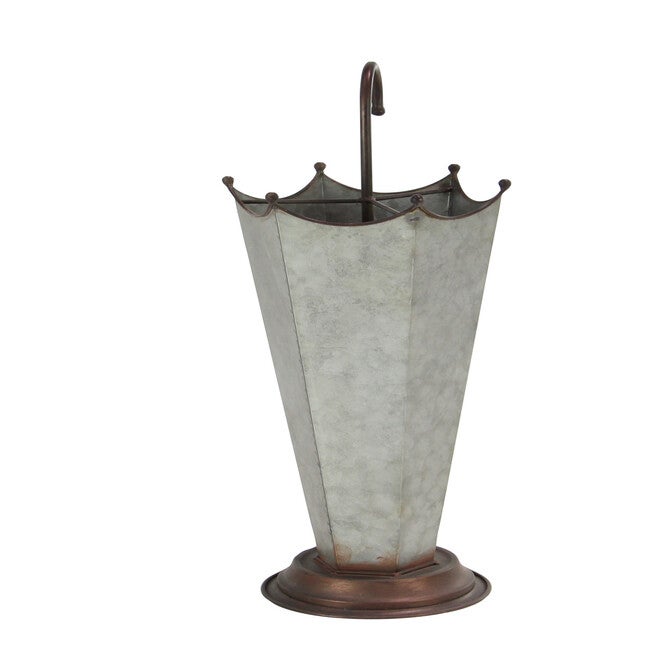 Grey Metal Farmhouse Storage Basket Storage Basket, , on-hover image number 1