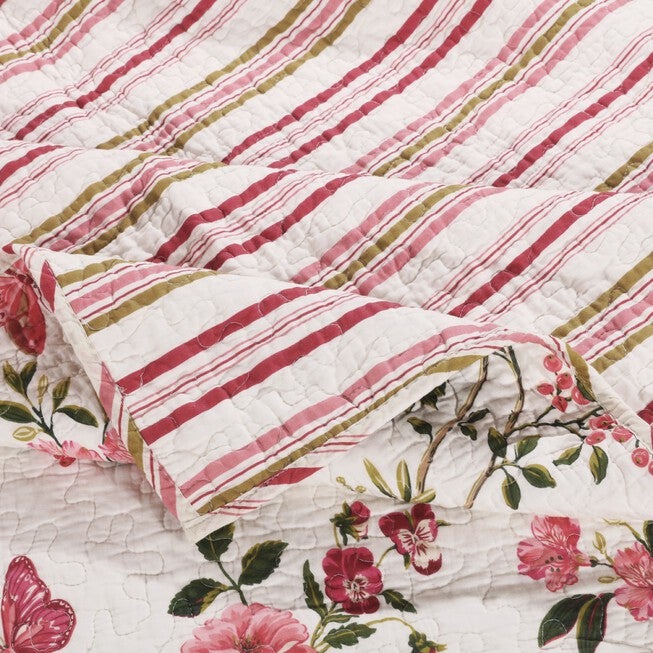 Butterflies Quilted Throw Blanket, , alternate image number 2