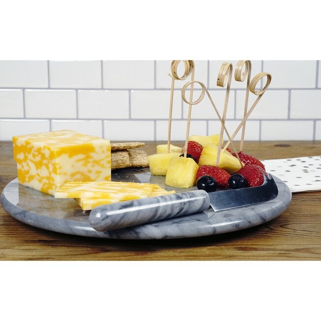 Grey Marble Cheese Board, , alternate image number null
