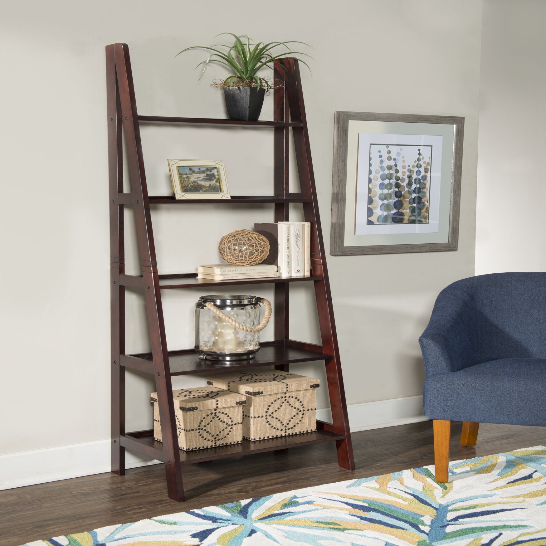 Acadia Ladder Bookshelf, , alternate image number 8