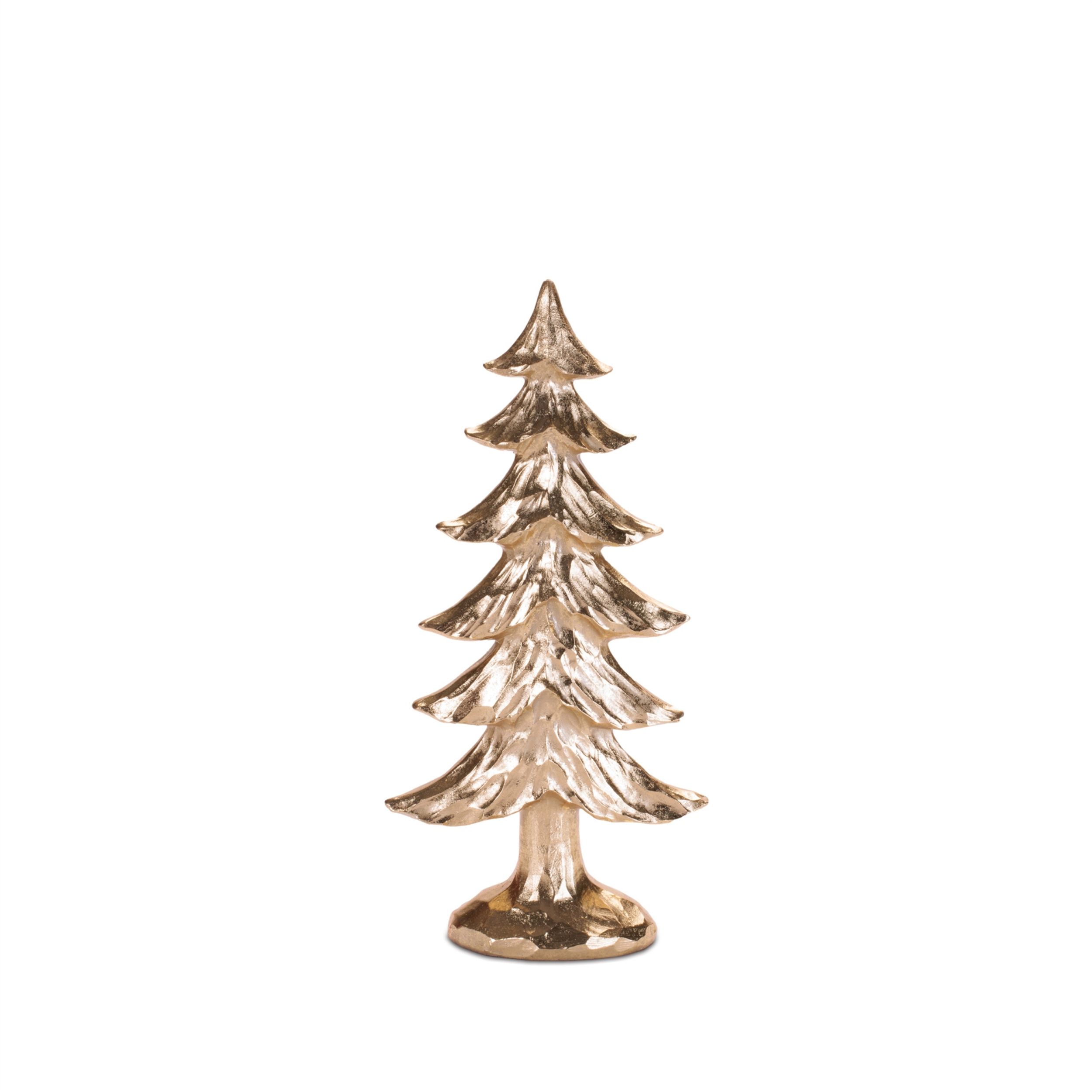 Metallic Pine Tree (Set of 2), GOLD, alternate image number 4