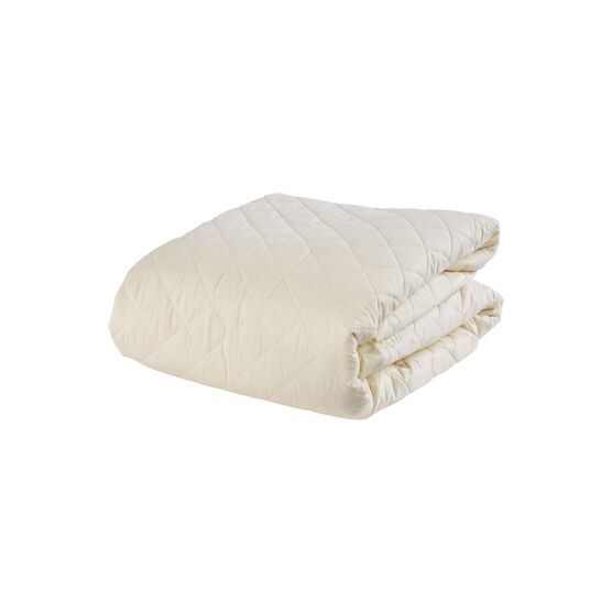 myProtectorâ„¢ 2-in-1 washable natural wool mattress protector, IVORY, hi-res image number null