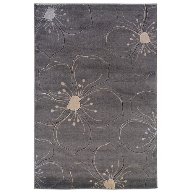Milan Grey 5'X8' Area Rug, GREY, hi-res image number 0