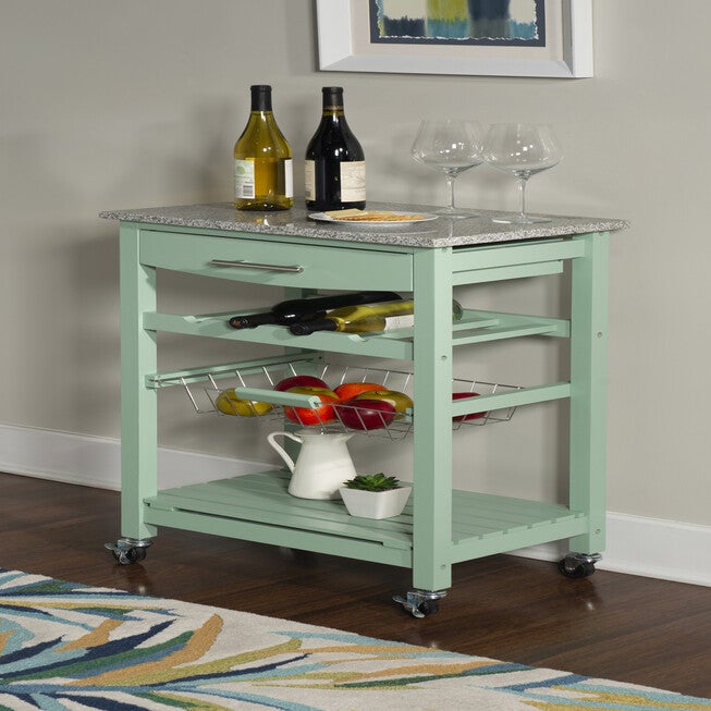 Kitchen Island Granite Top Green, , alternate image number 6