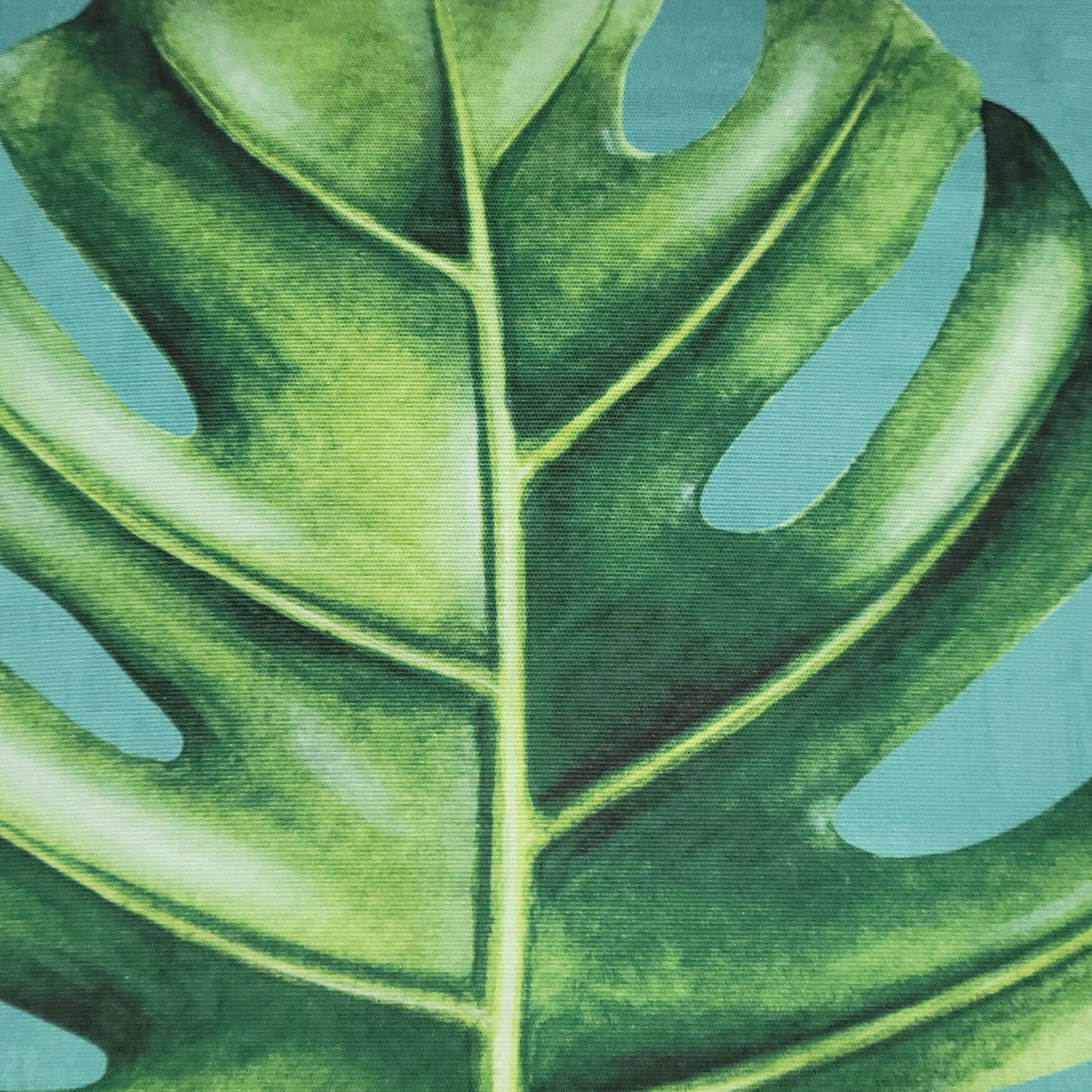 New York Botanical Garden&reg; Indoor/Outdoor Monstera Leaf Decorative Throw Pillow 20X20, Leaf Multi, , alternate image number 4