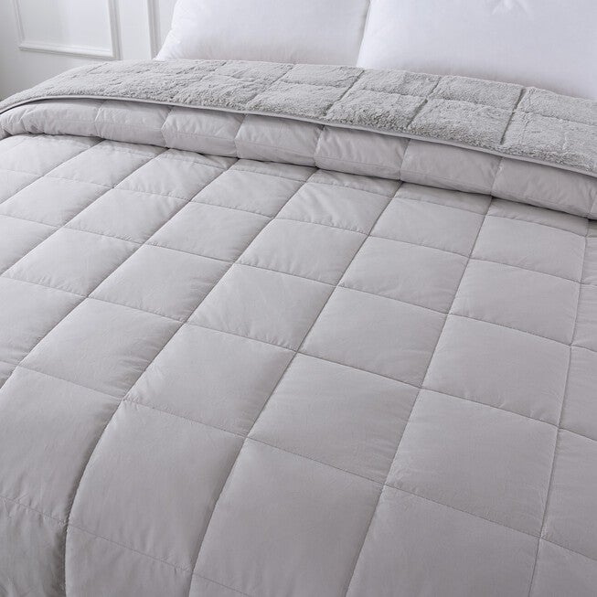 Cozy Down Reversible Blanket, , alternate image number null
