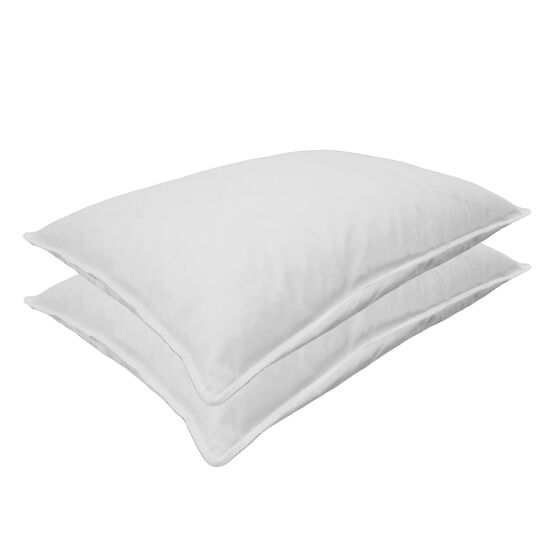233 Thread Count White Goose Feather Pillow Twin Pack, , alternate image number null