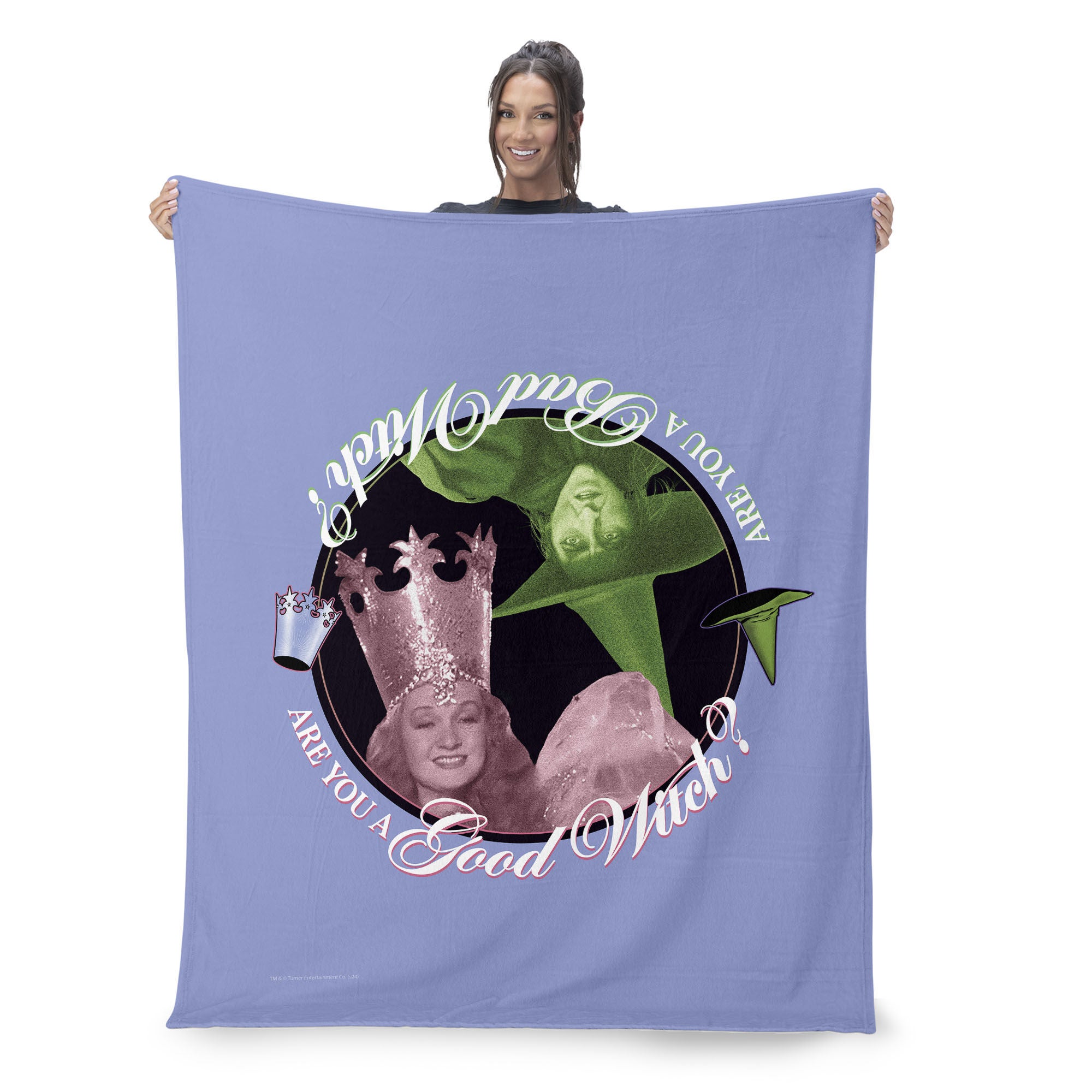 Warner Bros. The Wizard of Oz Good Witch Silk Touch Sherpa Throw Blanket 50x60 Inches, OZ THROW, on-hover image number 1