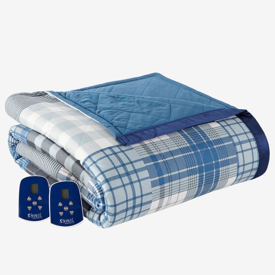 Micro Flannel® Electric Blanket, SMOKEY MOUNTAIN PLAID, hi-res image number null