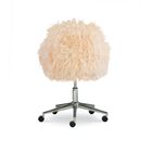 Fenton Faux Fur Office Chair Pink, , alternate image number null