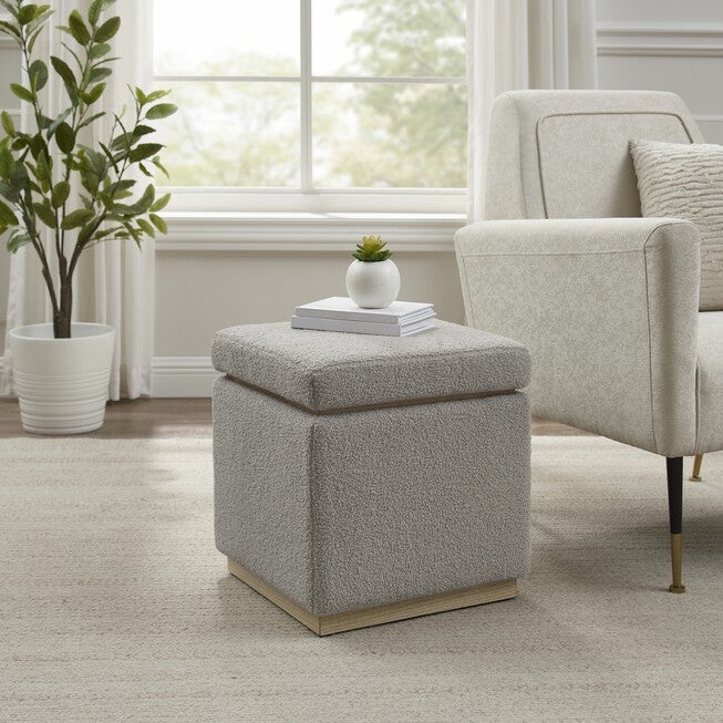 Sunny Square Strg Ottoman Storage Ottomans, , alternate image number null