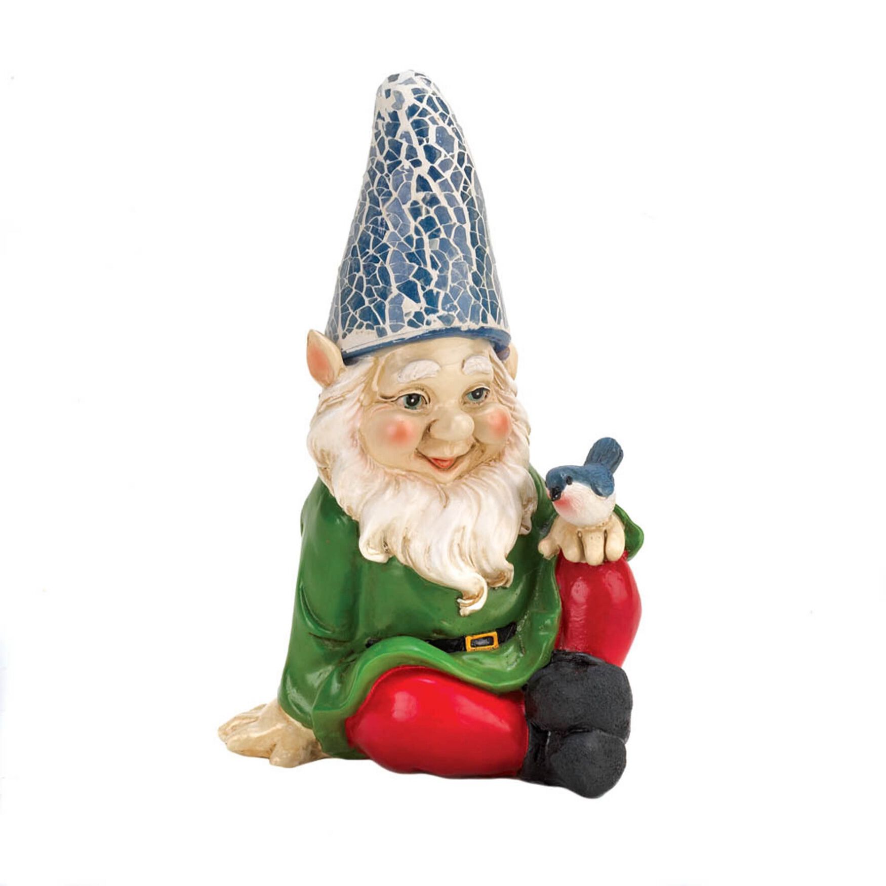 Cheery Gnome Solar Statue, MULTICOLOR, hi-res image number 0