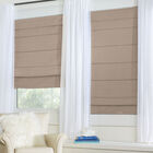 Cordless Large Fold Woven Blackout Roman Shade, , on-hover image number null