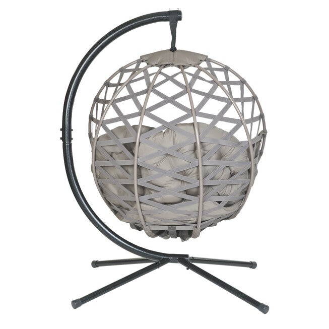 Hanging Ball Chair in Crossweave Sand, , alternate image number null