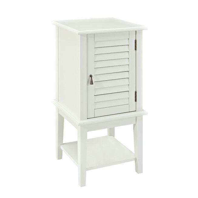 Shutter Door Table, WHITE, hi-res image number 0