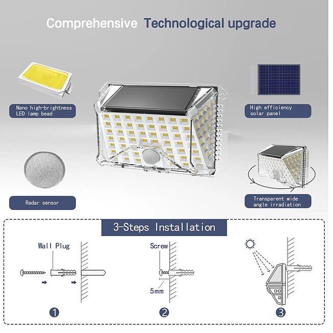 Super Solar Powered Light Solar Light, , on-hover image number 1