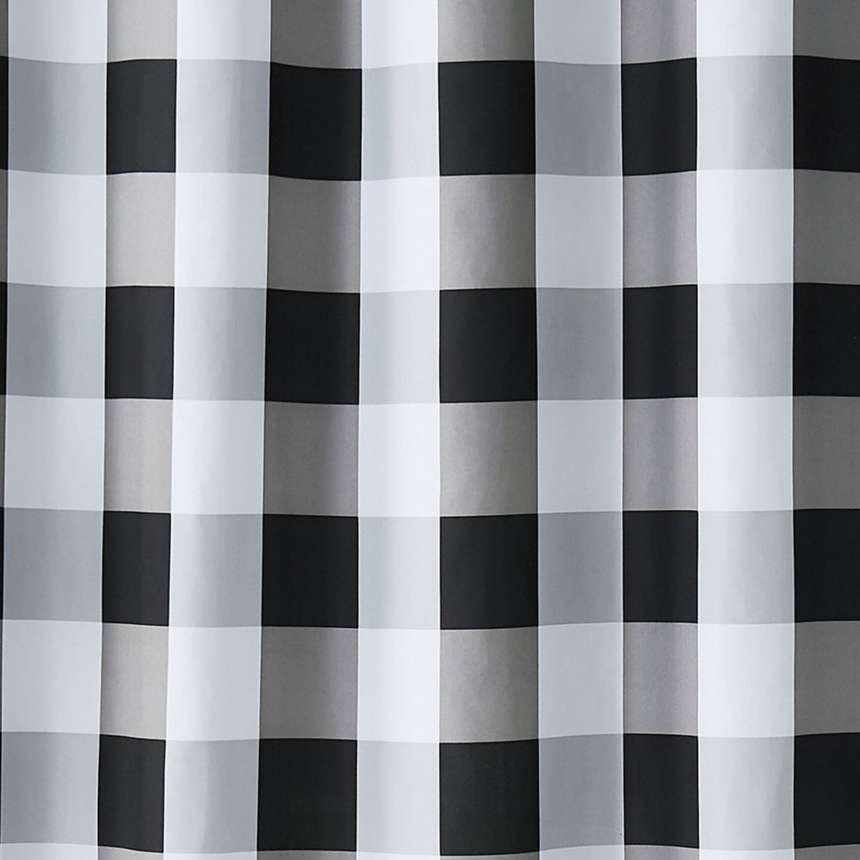 Everyday Buffalo Plaid Shower Curtain, , alternate image number 4