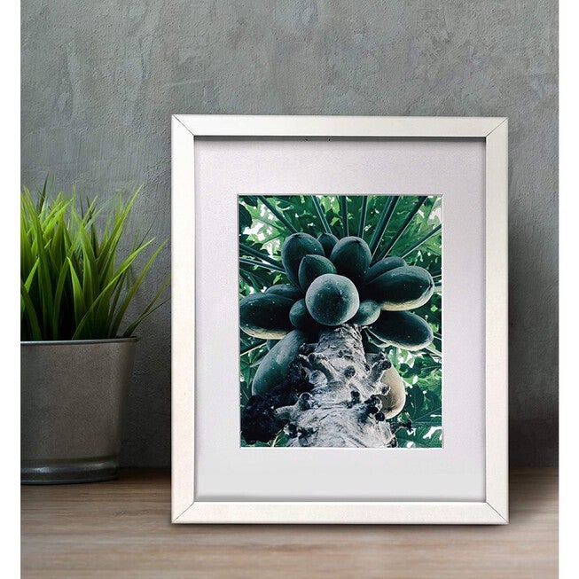 5X 7 Picture Frame W-Mat/8 X 10 Without Mat -Rustic Grey - 5 Units, , alternate image number 4