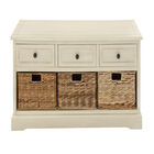 White Traditional Wood Storage Unit, 20 x 42, , on-hover image number null
