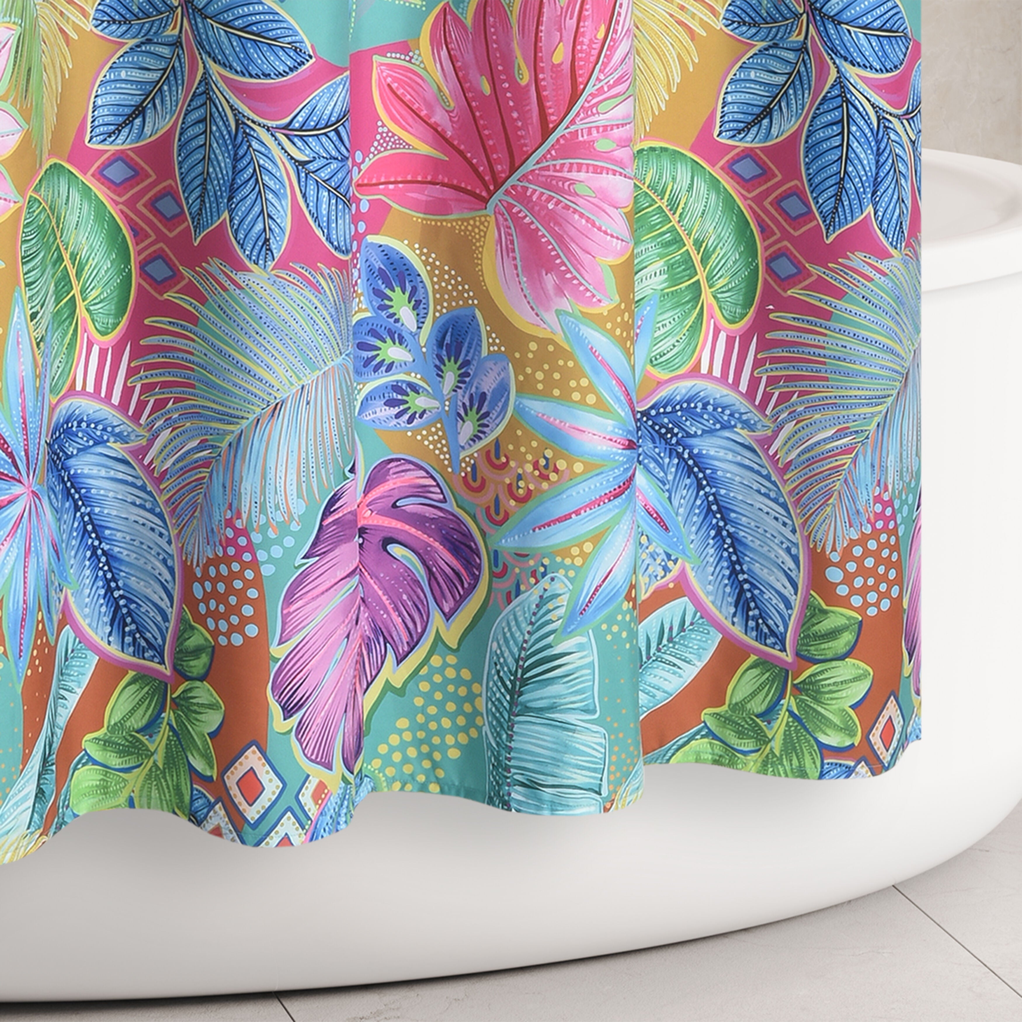HANALEI SHOWER CURTAIN, PINK, alternate image number 2