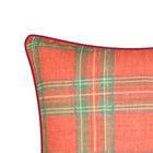 Holiday Christmas Plaid Reindeer Girlfriend Decorative Pillow , , alternate image number null