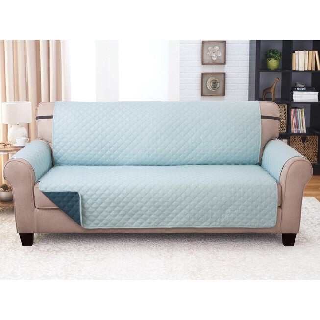 Solid Reversible Quilted Xl Sofa Furniture Protector, , alternate image number null