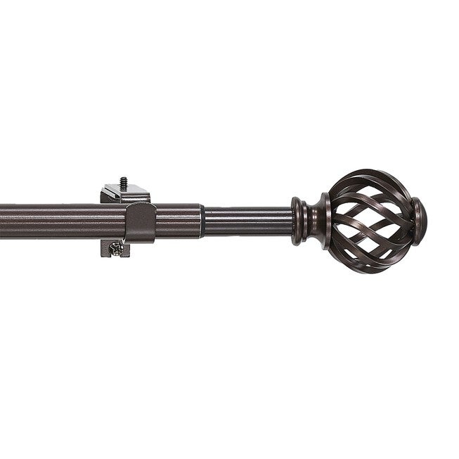 Buono Ii Decorative Rod And Finial Symmetry, BRONZE, hi-res image number 0