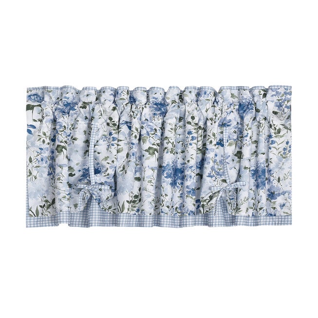 Kourtney Tieup Window Valance, BLUE, alternate image number 4
