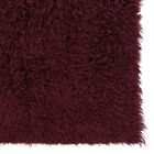 Flokati Burgundy Rug, , alternate image number null
