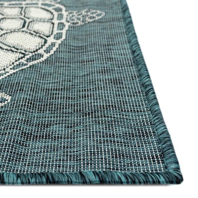 Liora Manne Carmel Seaturtles Indoor/Outdoor Rug, , alternate image number 3