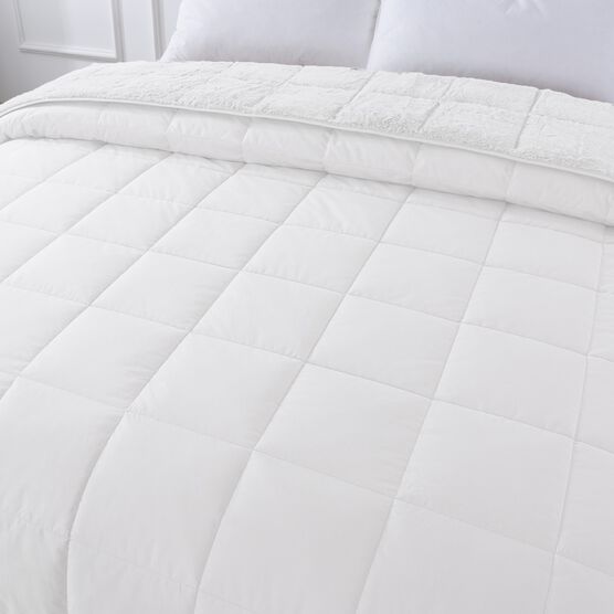 Cozy Down Reversible Comforter, , alternate image number null