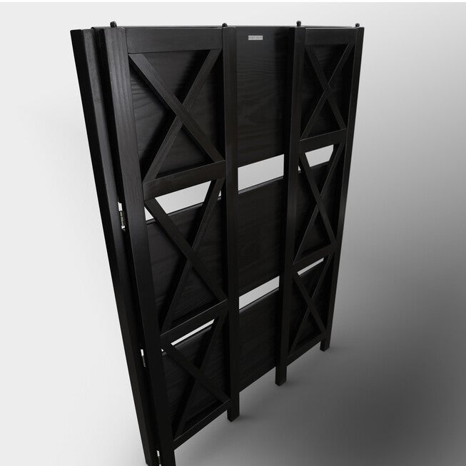 Montego 3-Shelf Folding Bookcase -Black, , alternate image number null